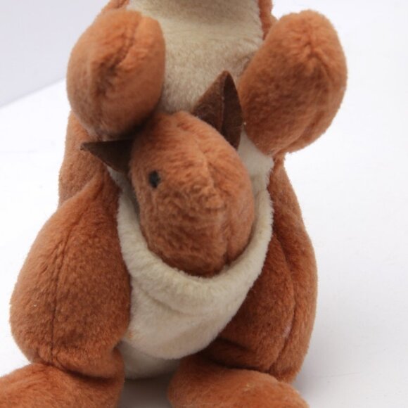 Vintage TY Beanie Baby POUCH Kangaroo Joey 1996 Stuffie Toy Plush Australia - Picture 5 of 8